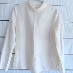 WHITE SILK RAG AND BONE BLOUSE